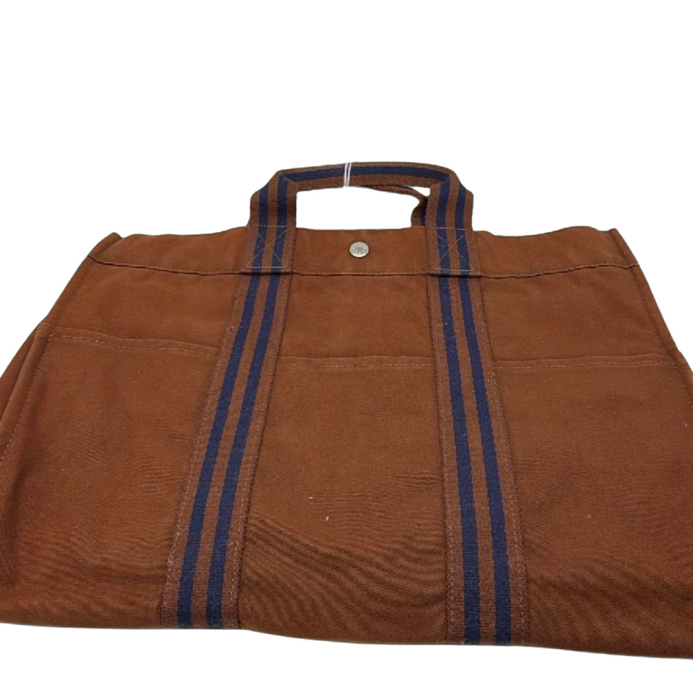 Hermès Garden Party Tote Brown Canvas Tote Bag